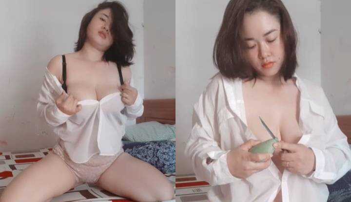 Ăn trái cây với sữa đặc của ladyvietnam