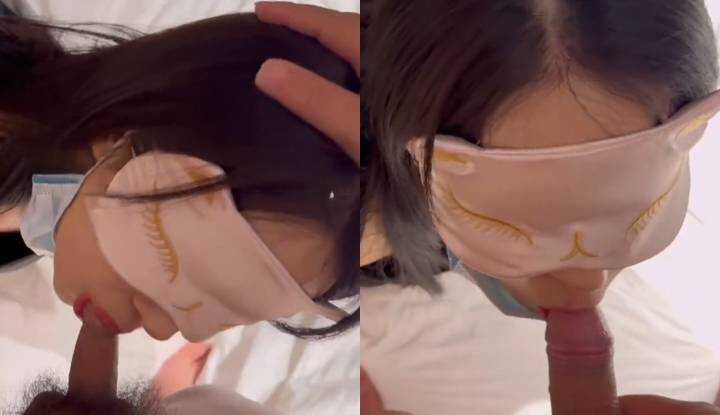 Cô gái ngây thơ không nhận ra mình đang ngậm cặc của một người đàn ông khác.