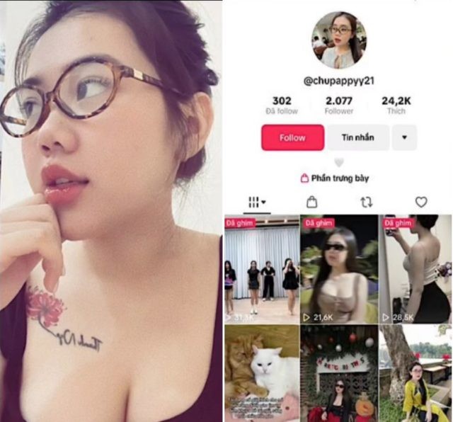 Em idol tiktok vú to dâm đãng