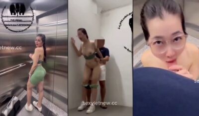 Full clip vkcklananh9496 Public trong thang máy