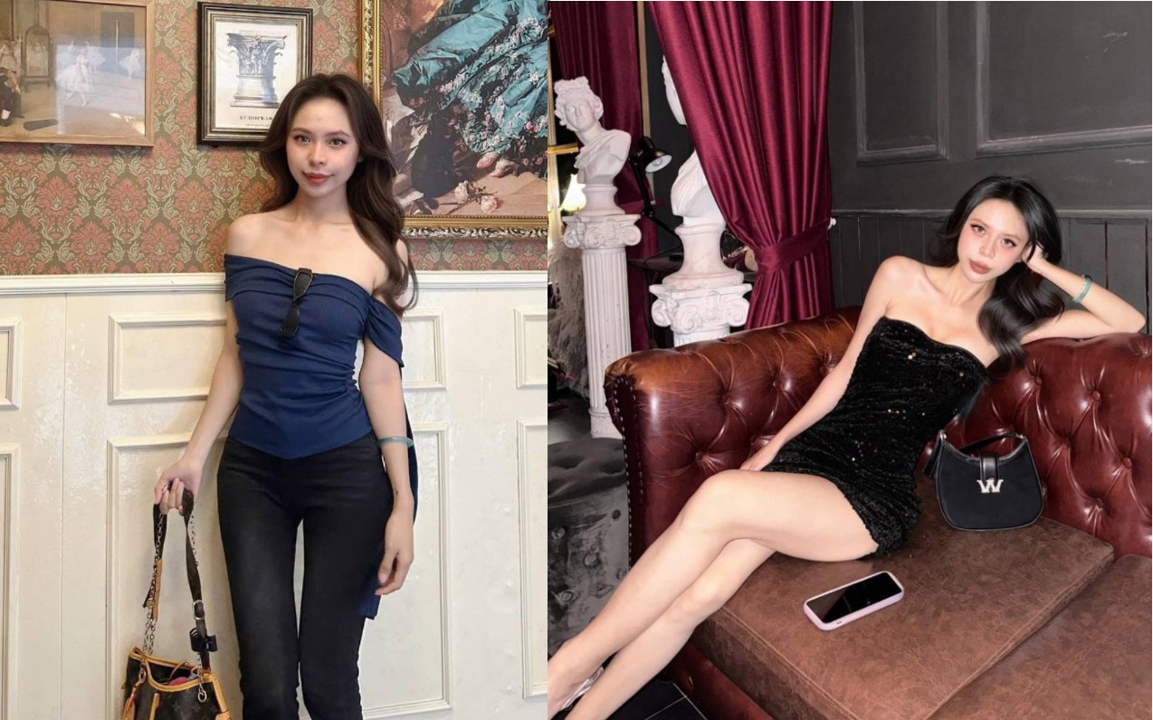 Hot girl gầy gò nhưng nhún siêu khỏe