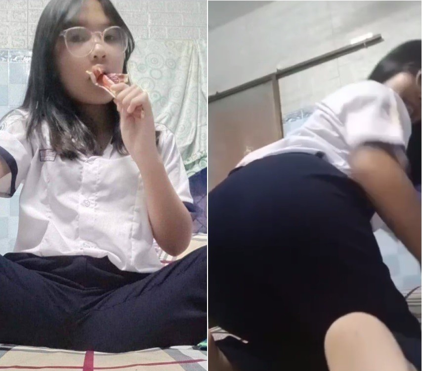 Nữ sinh có mông tròn thích được người khác vỗ