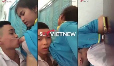 Sex Việt hs tranh thủ lúc ra về không còn ai