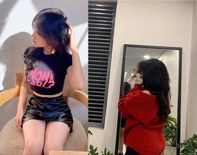 Thư Vũ có thân hình hấp dẫn.